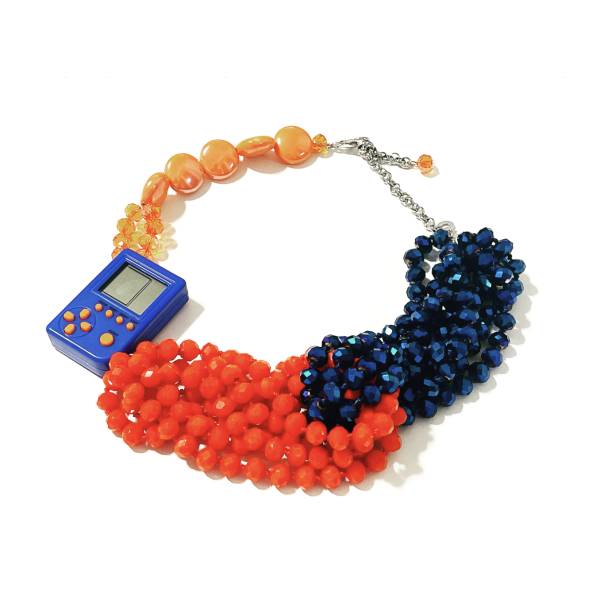 COLLANA MINI GIOCO BLU