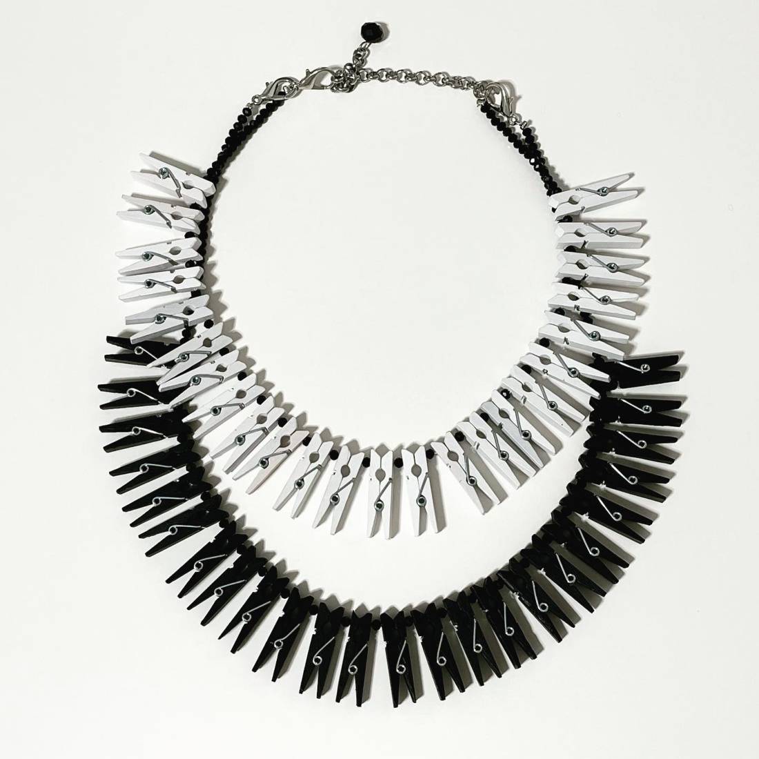 COLLANA MOLLETTE BLACK AND WHITE