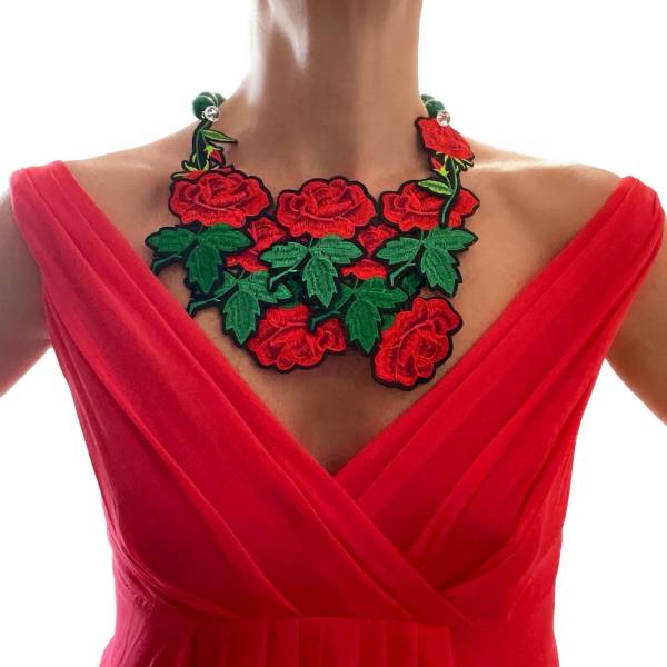 COLLANA COMPOSIT ROSE ROSSE 2