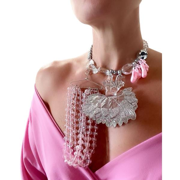 COLLANA BALLERINA ROSA 2