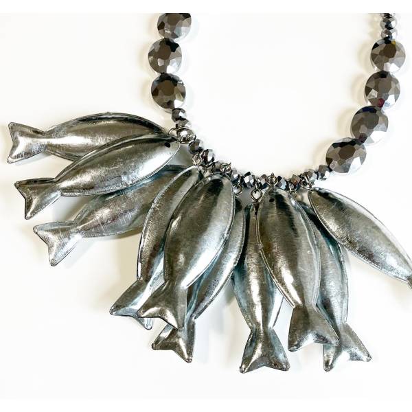 COLLANA PESCI ARGENTO 2
