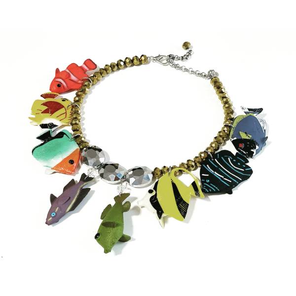 COLLANA PESCI COLORATI