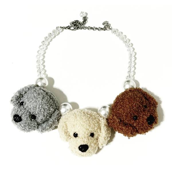 COLLANA TRE DOG PELUCHE