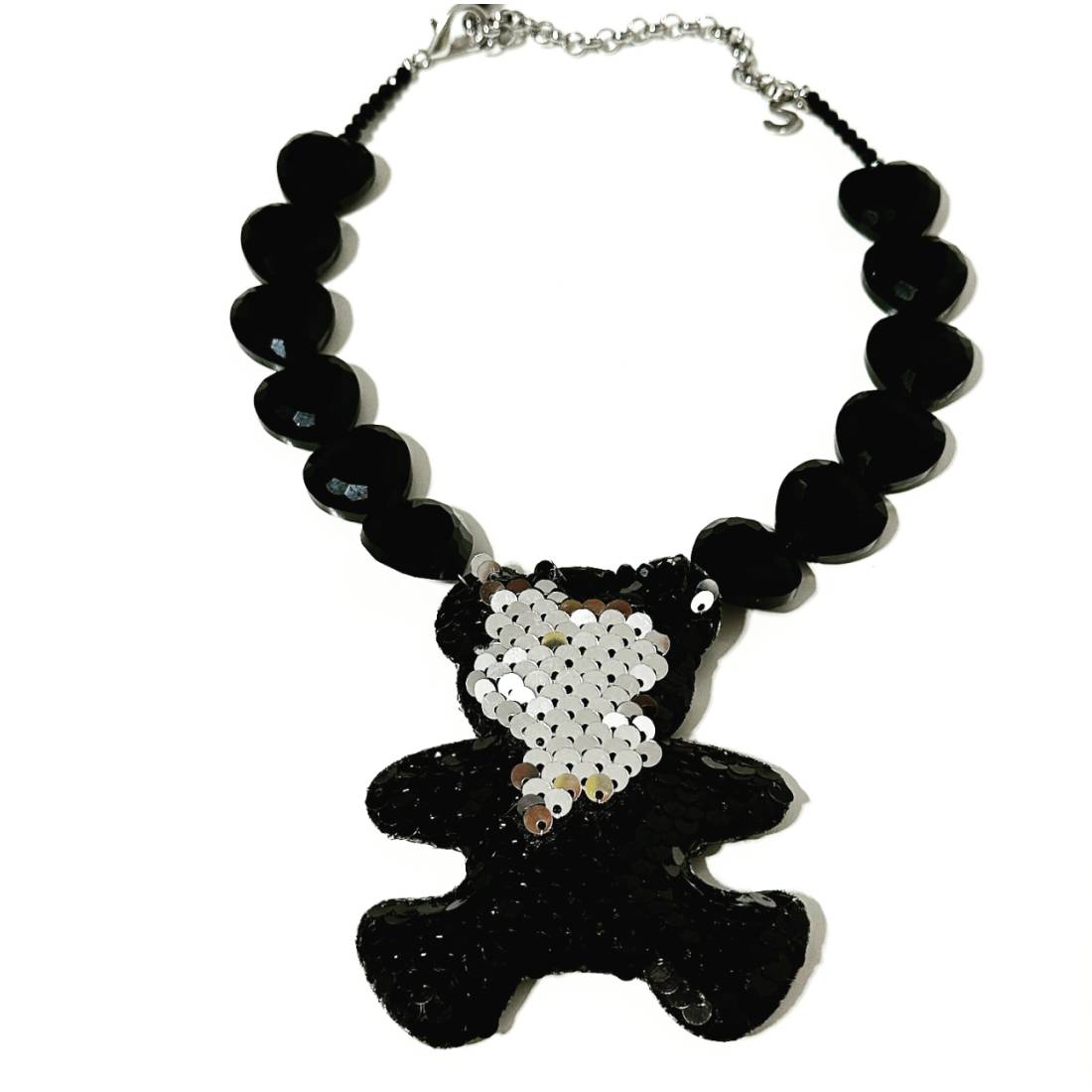 COLLANA ORSO PAILLETTES