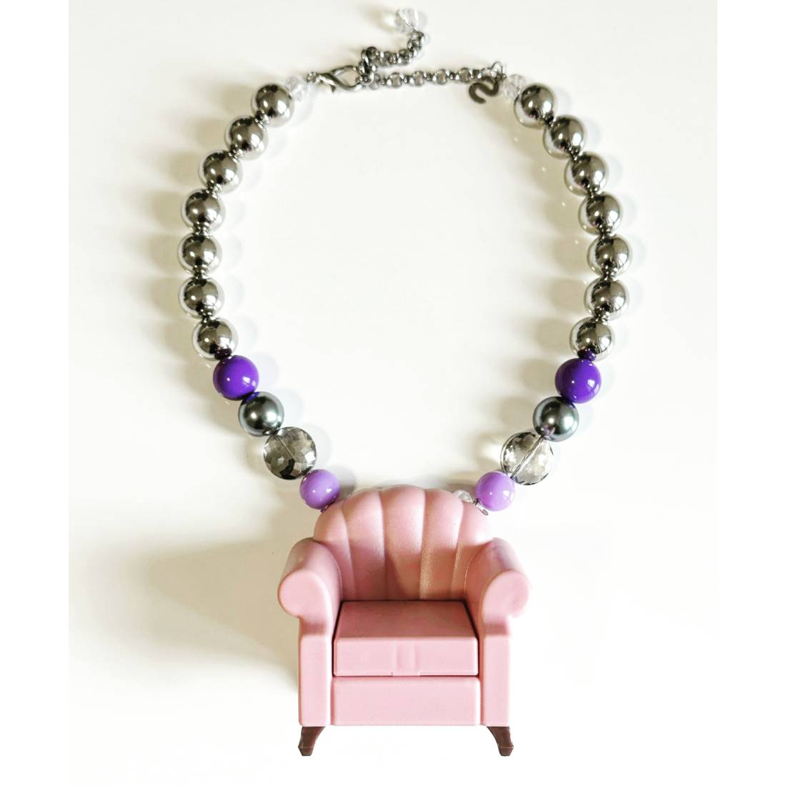 COLLANA POLTRONA ROSA