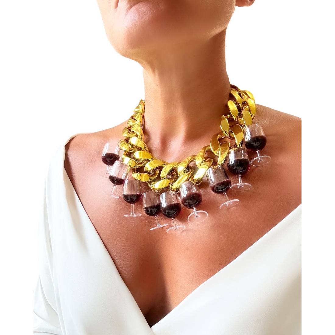 COLLANA BICCHIERI DI VINO NEW
