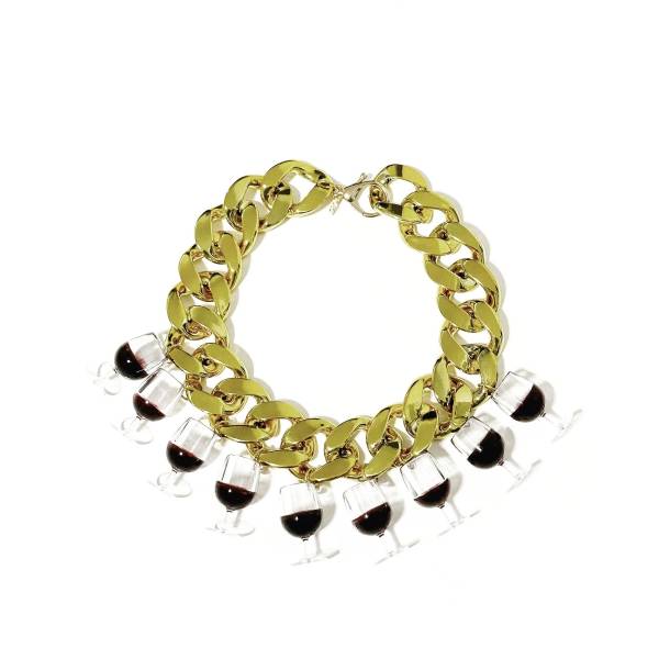 COLLANA BICCHIERI DI VINO NEW 2