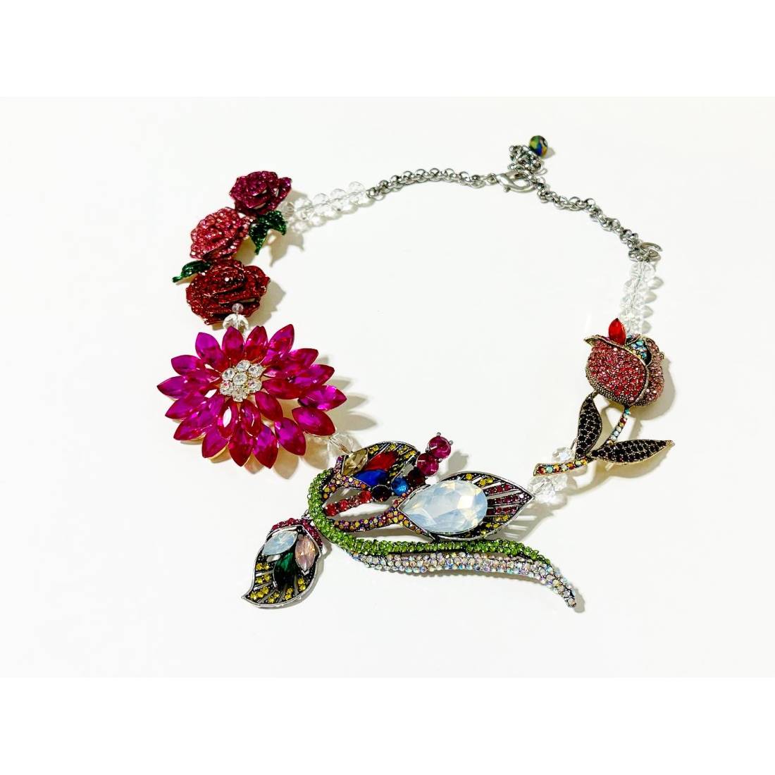 COLLANA FIORI DI CRISTALLO LUXURY