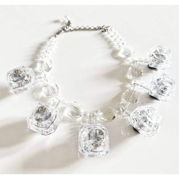 COLLANA DIAMANTI LUCI LED...