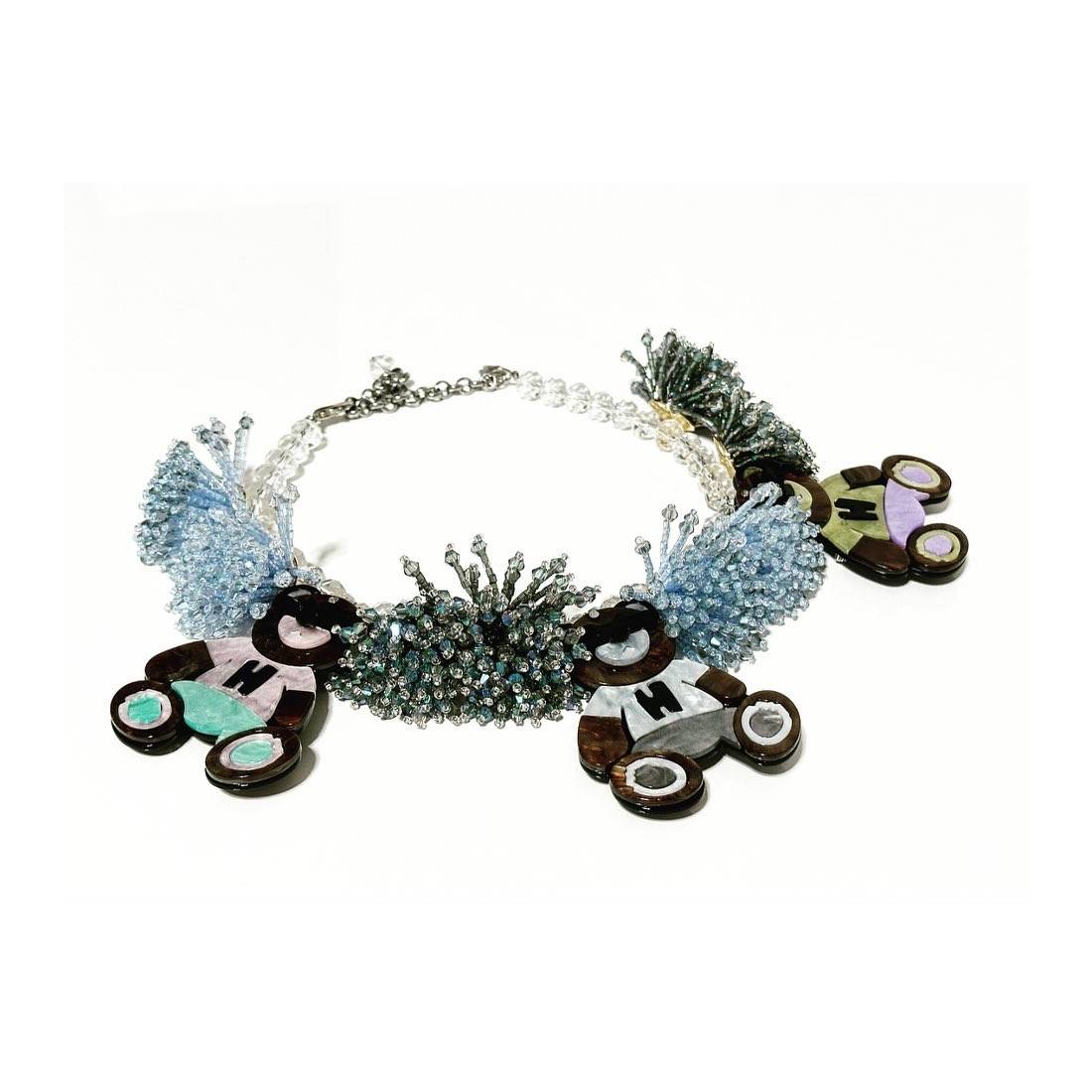 COLLANA CRISTALLO LUXURI CON ORSI