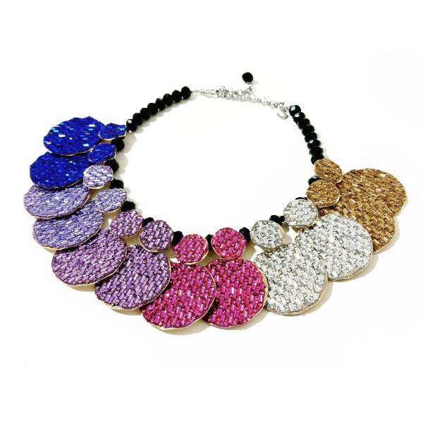 COLLANA TONDI CRISTALLO