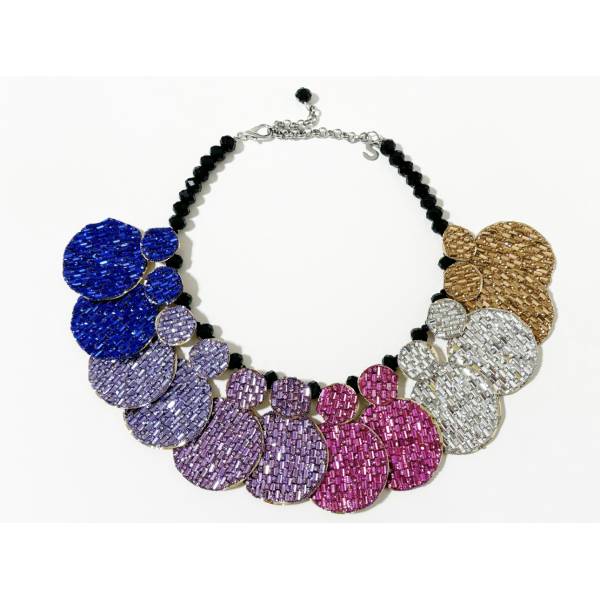 COLLANA TONDI CRISTALLO 2