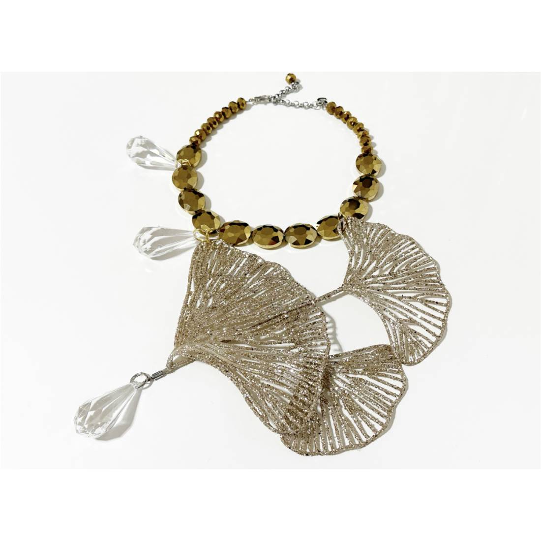 COLLANA FOGLIA GINCO
