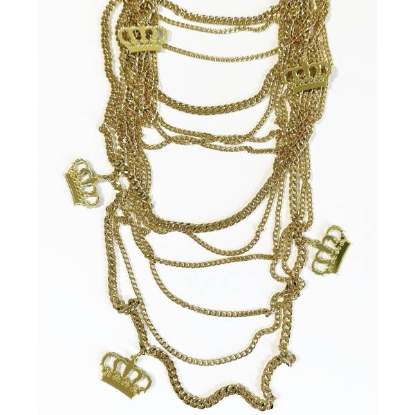 COLLANA CORONE MULTI CATENA...