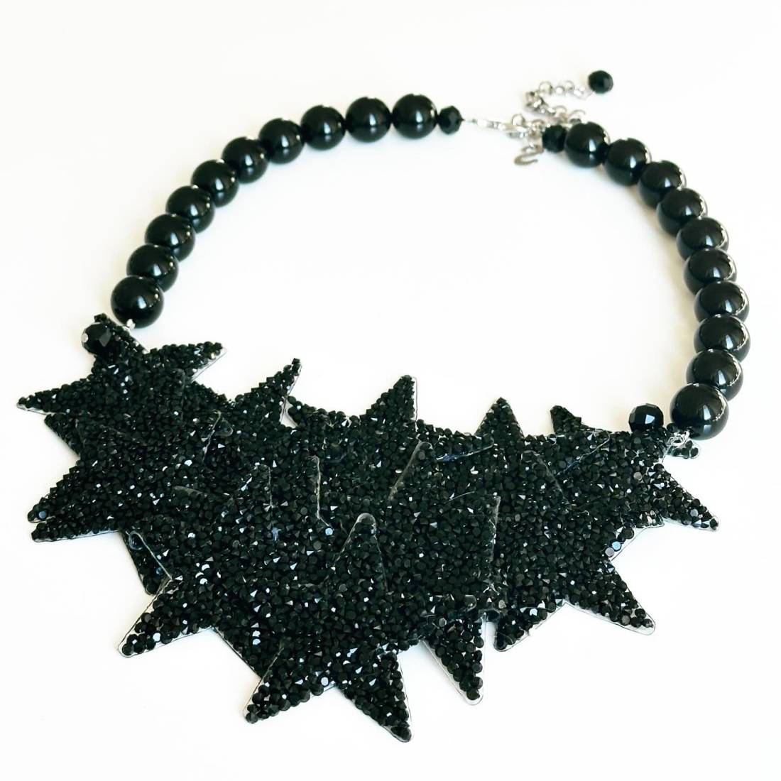COLLANA STELLE COMPOSIT BLACK