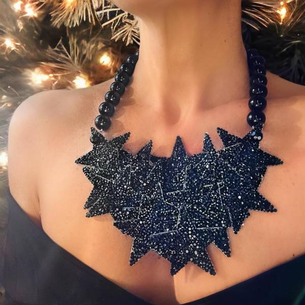 COLLANA STELLE COMPOSIT BLACK 2