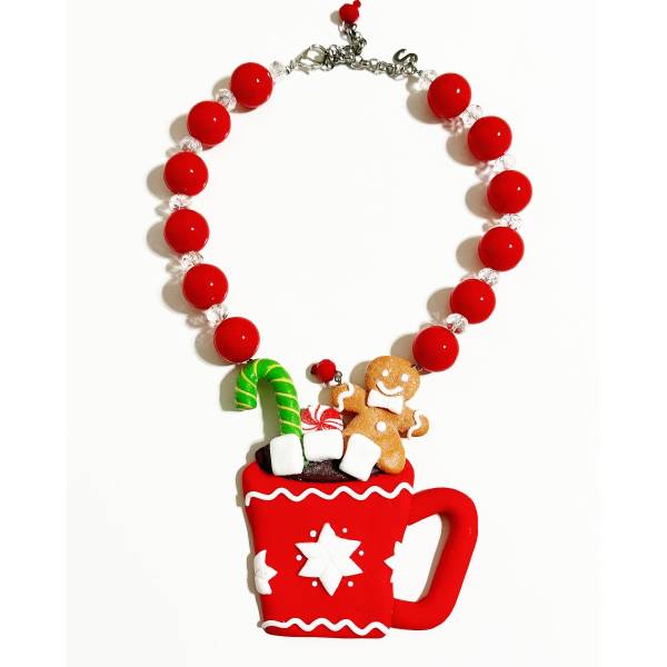 COLLANA TAZZA CIOCCOLATO