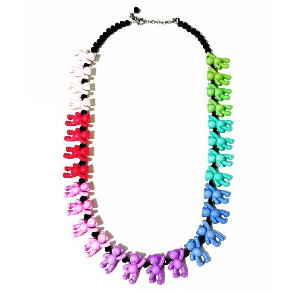 COLLANA MINI ORSETTI COLOR...