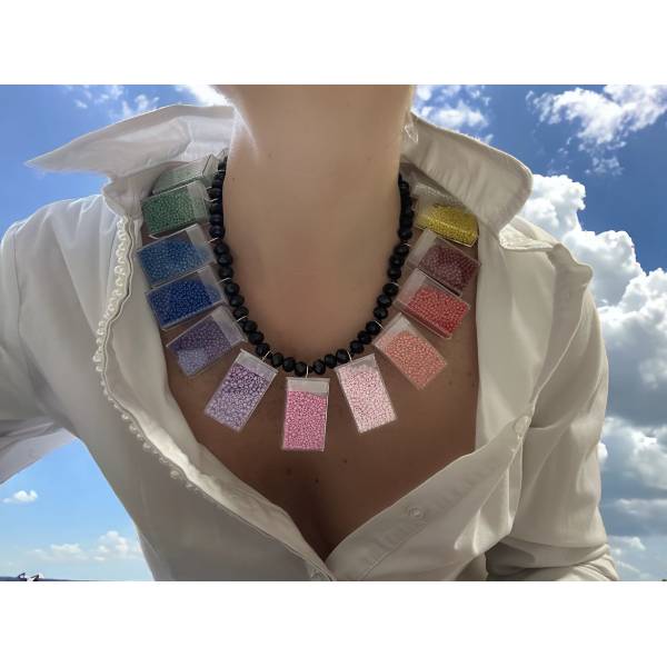 COLLANA PERLINE CON PERLINE 2