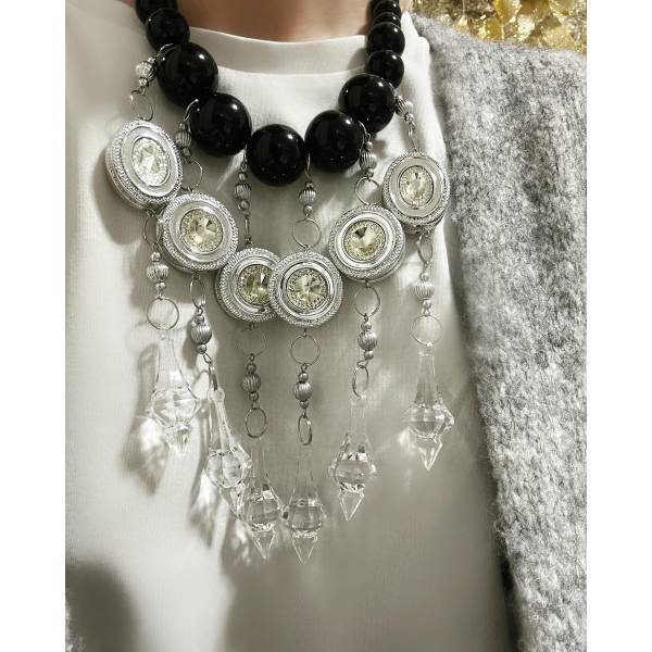 COLLANA CIONDOLI CRISTALLO 2