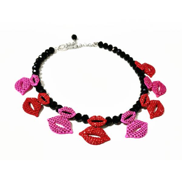 COLLANA BOCCHE CRISTALLO