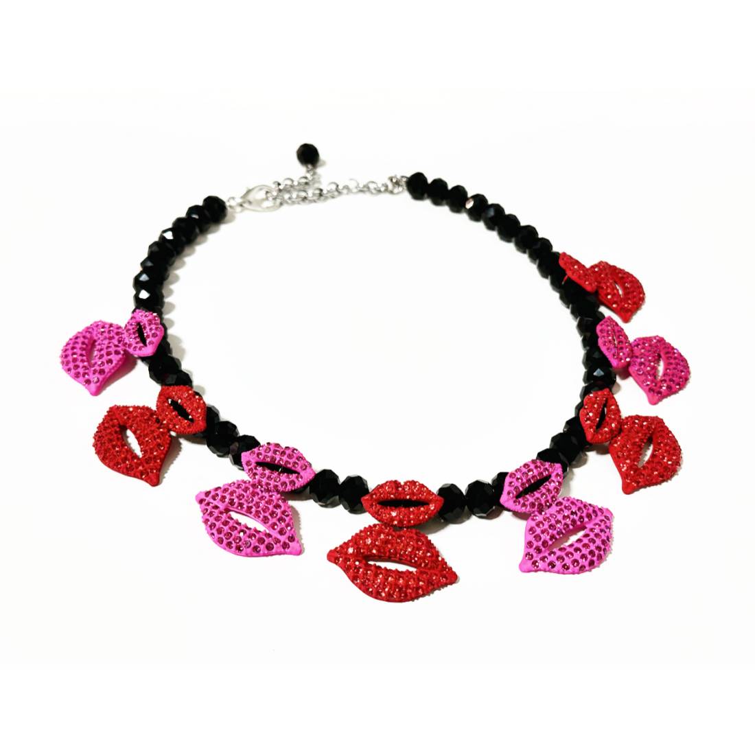COLLANA BOCCHE CRISTALLO