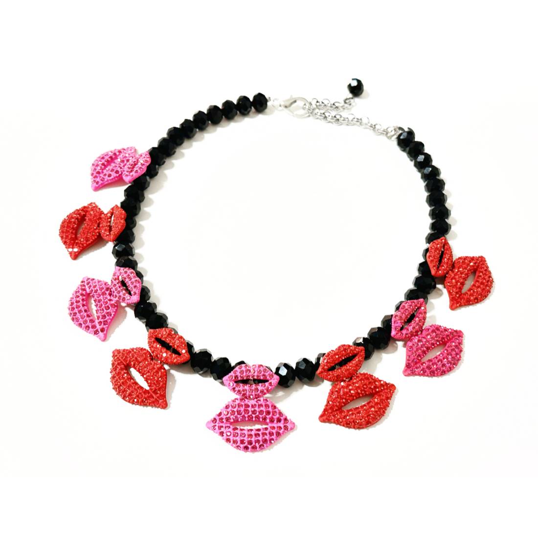 COLLANA BOCCHE CRISTALLO