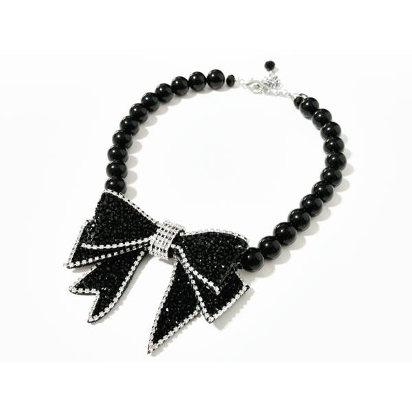 COLLANA FIOCCO BLACK 2