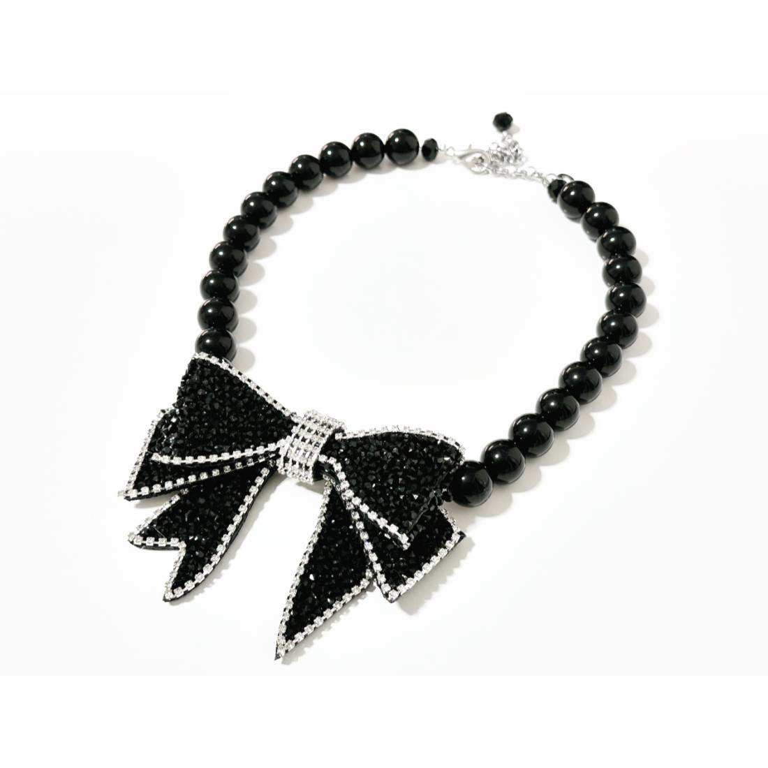 COLLANA FIOCCO BLACK