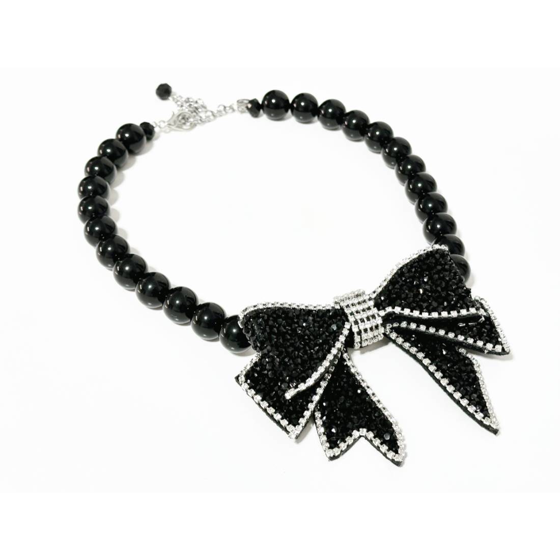 COLLANA FIOCCO BLACK