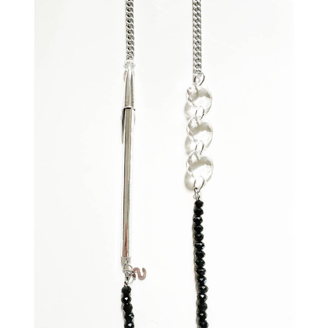 COLLANA BIC ARGENTO BLACK