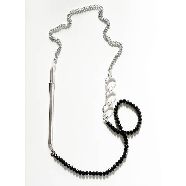 COLLANA BIC ARGENTO BLACK 2