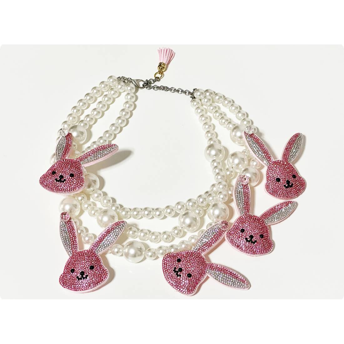 COLLANA CONIGLIETTI CRISTALLO