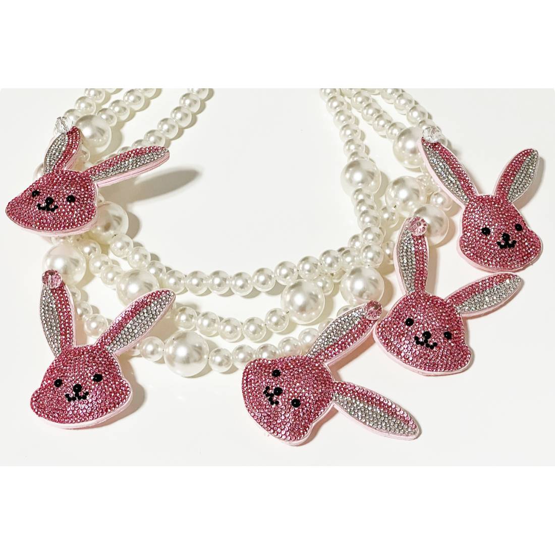 COLLANA CONIGLIETTI CRISTALLO