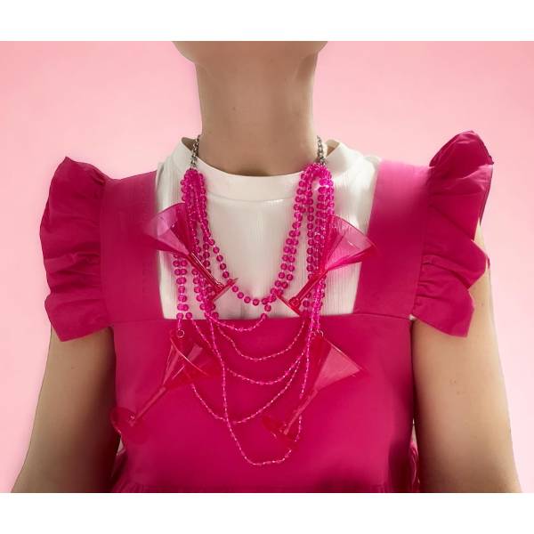 COLLANA COCKTAIL FUCSIA 2