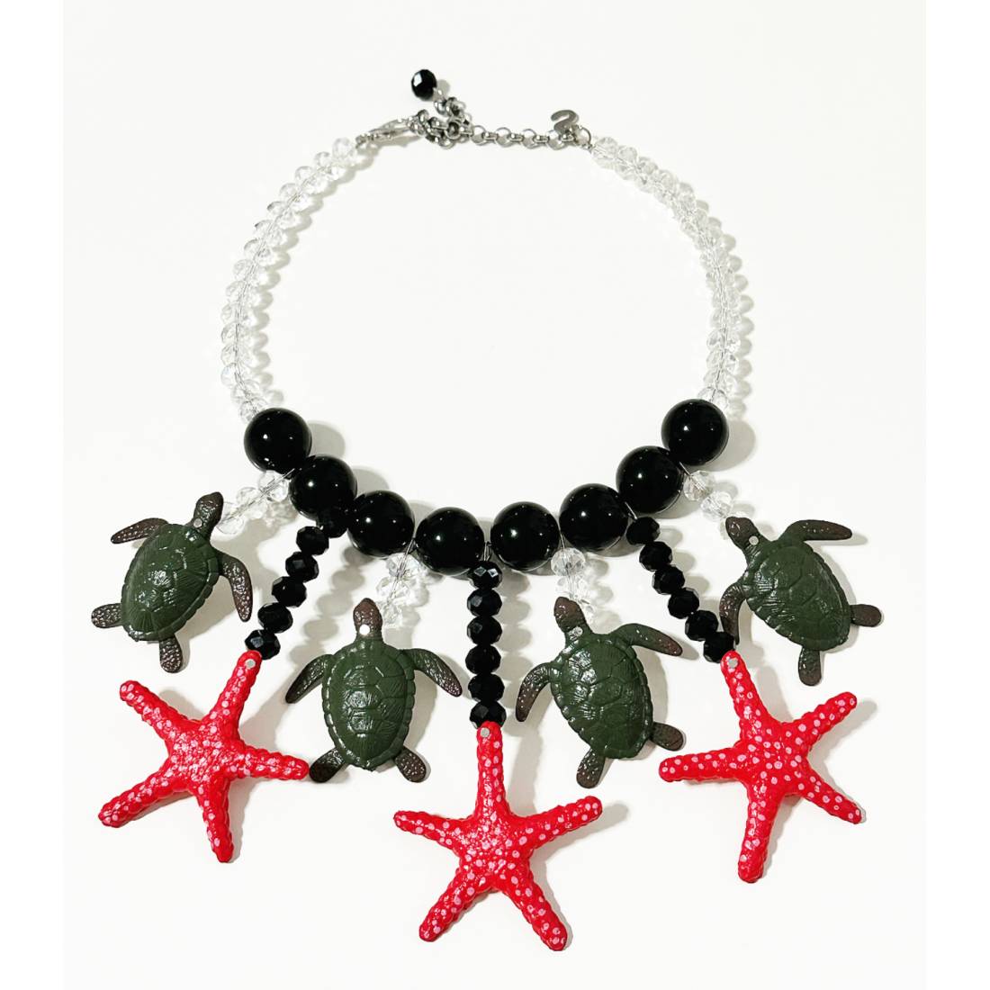 COLLANA TARTARUGHE E STELLE MARINE