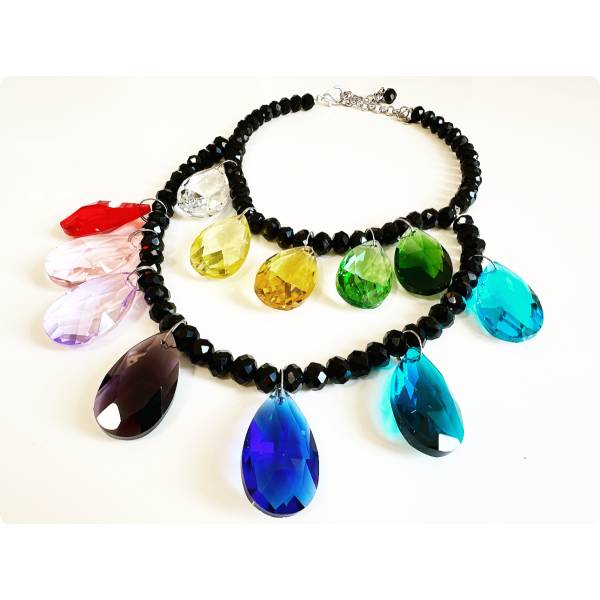COLLANA GOCCE CRISTALLO