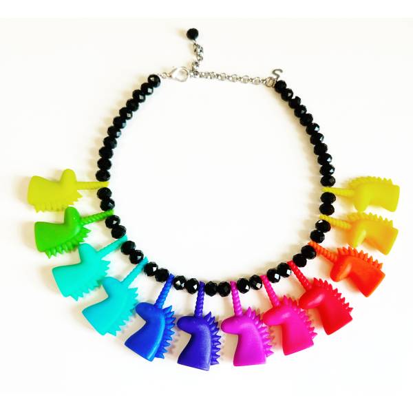 COLLANA UNICORNI MULTI COLOR