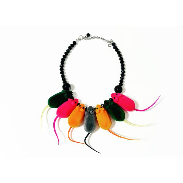 COLLANA TOPO VELLUTO