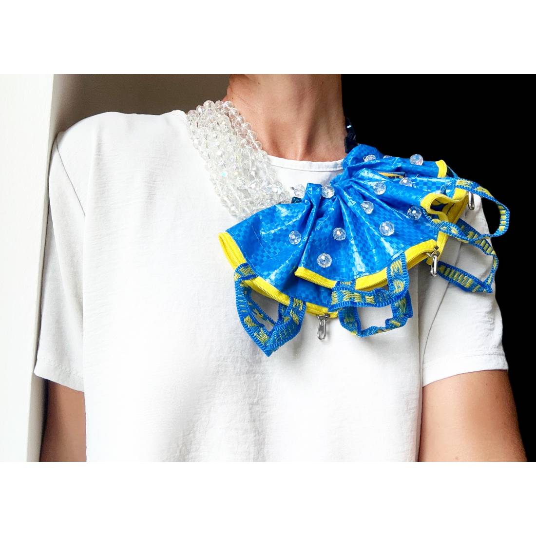 COLLANA BORSE BLU