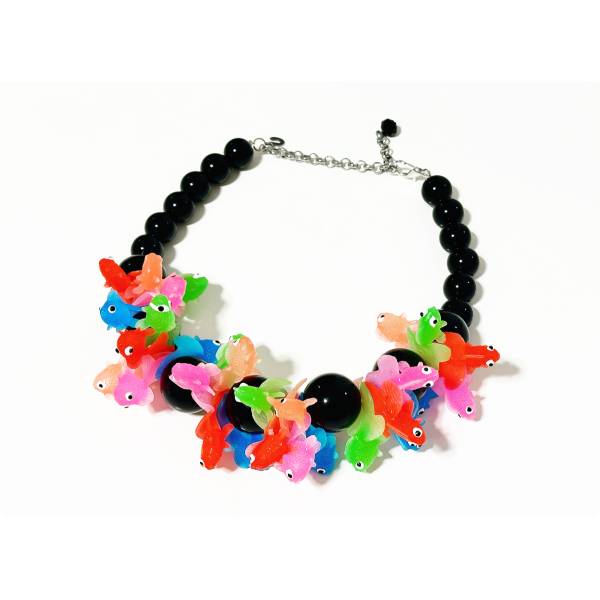 COLLANA PESCI MULTI COLOR...