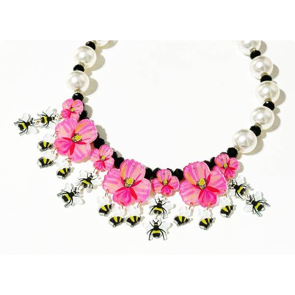 COLLANA FIORI E API