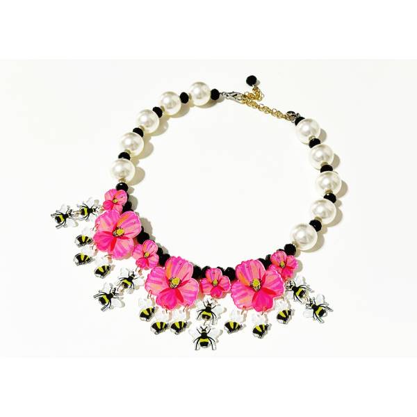 COLLANA FIORI E API 2