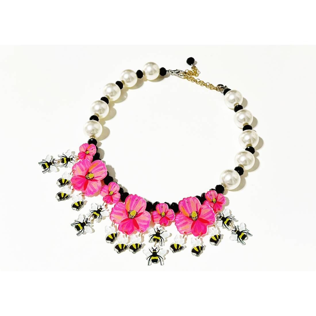 COLLANA FIORI E API