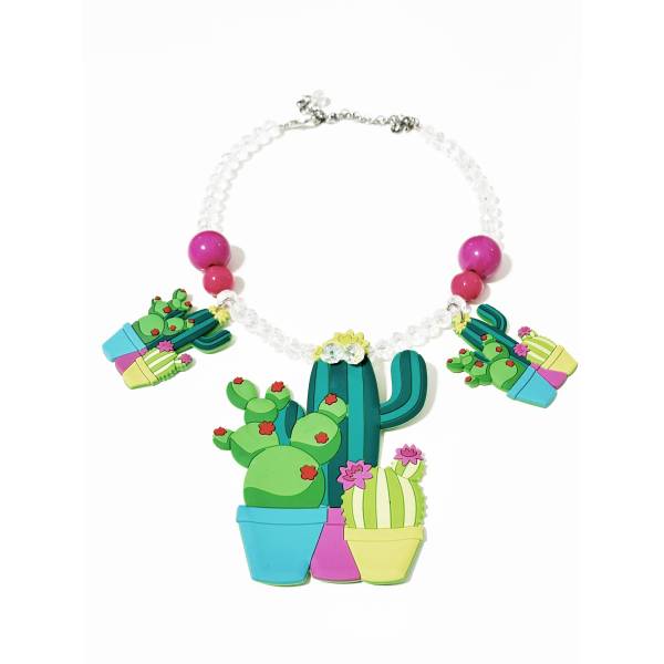 COLLANA CACTUS 2D SILICONE