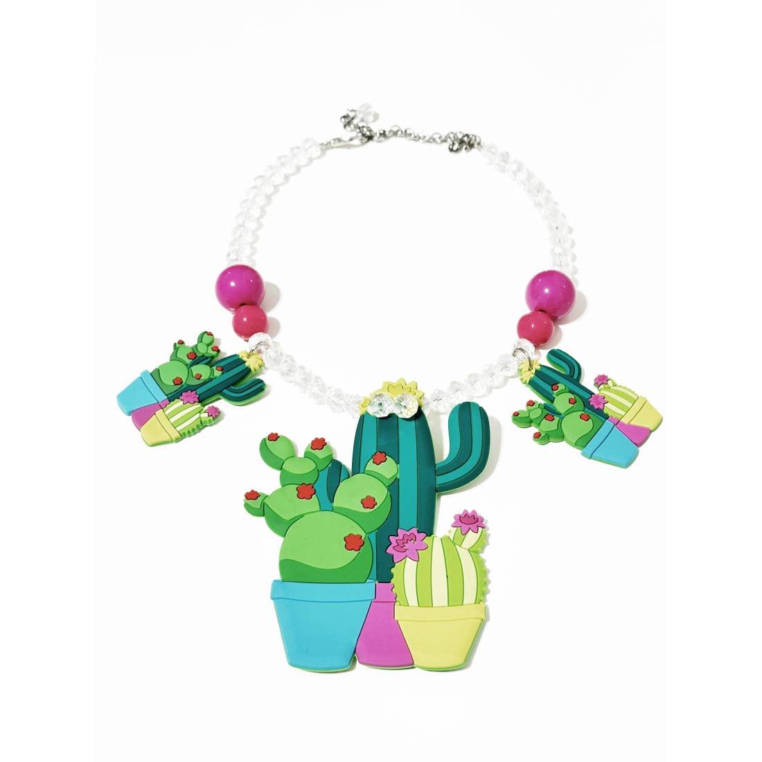COLLANA CACTUS 2D SILICONE