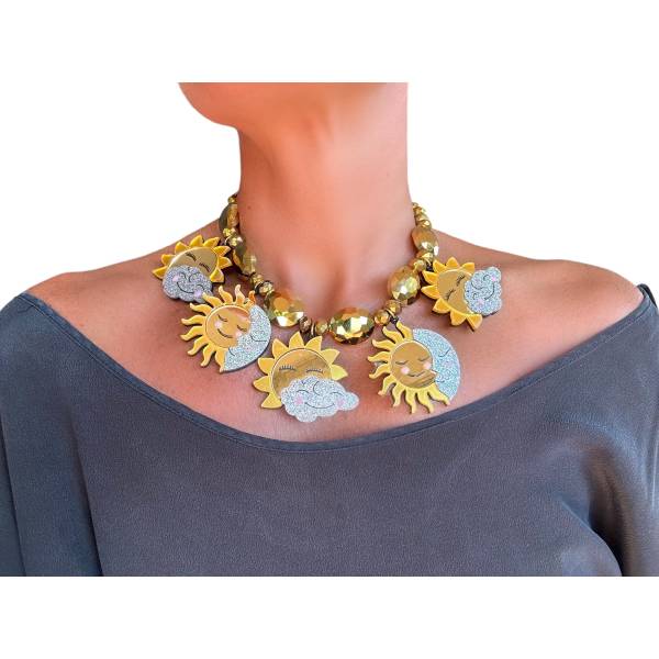 COLLANA SOLE E NUVOLE 2