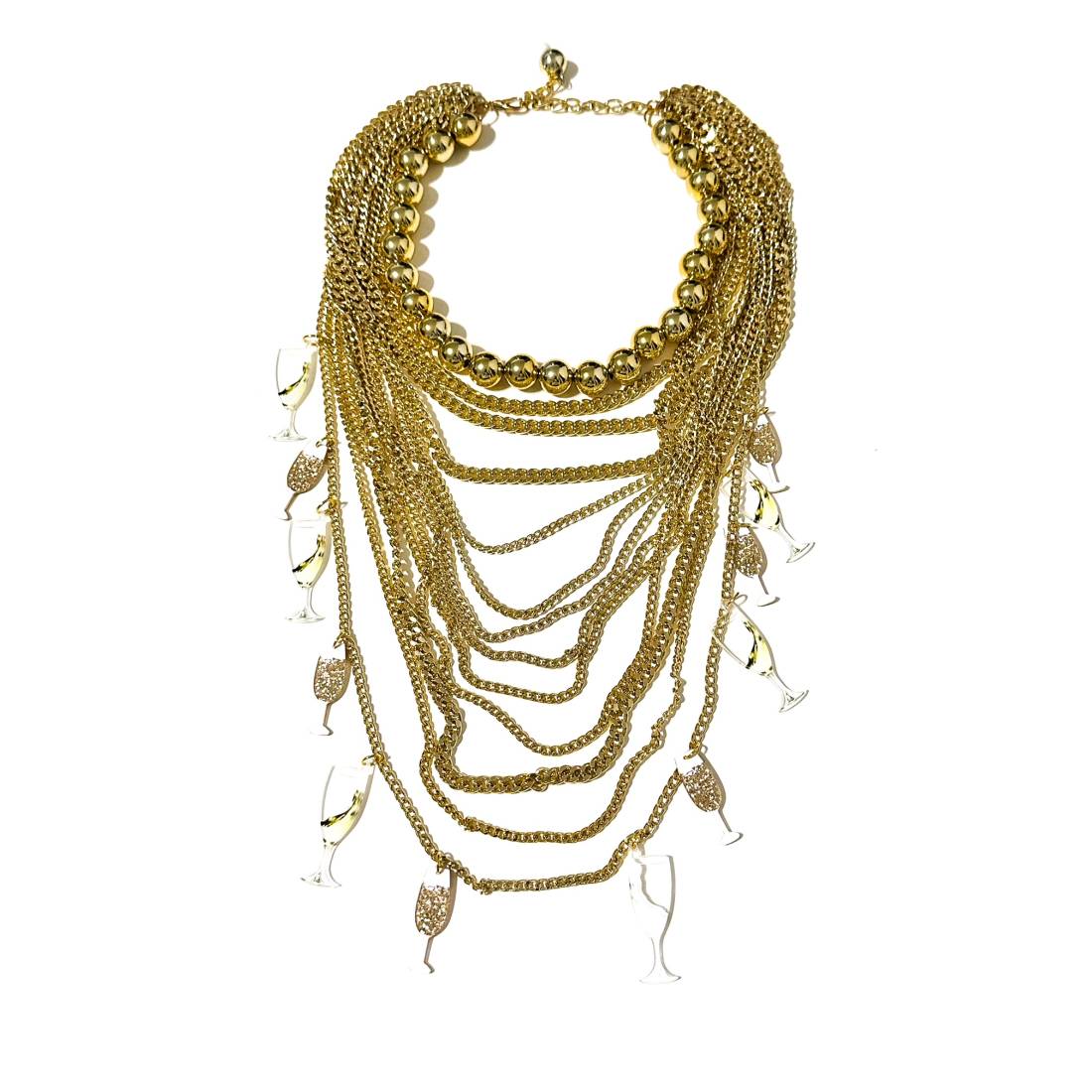 COLLANA BICCHIERI CHAMPAGNE