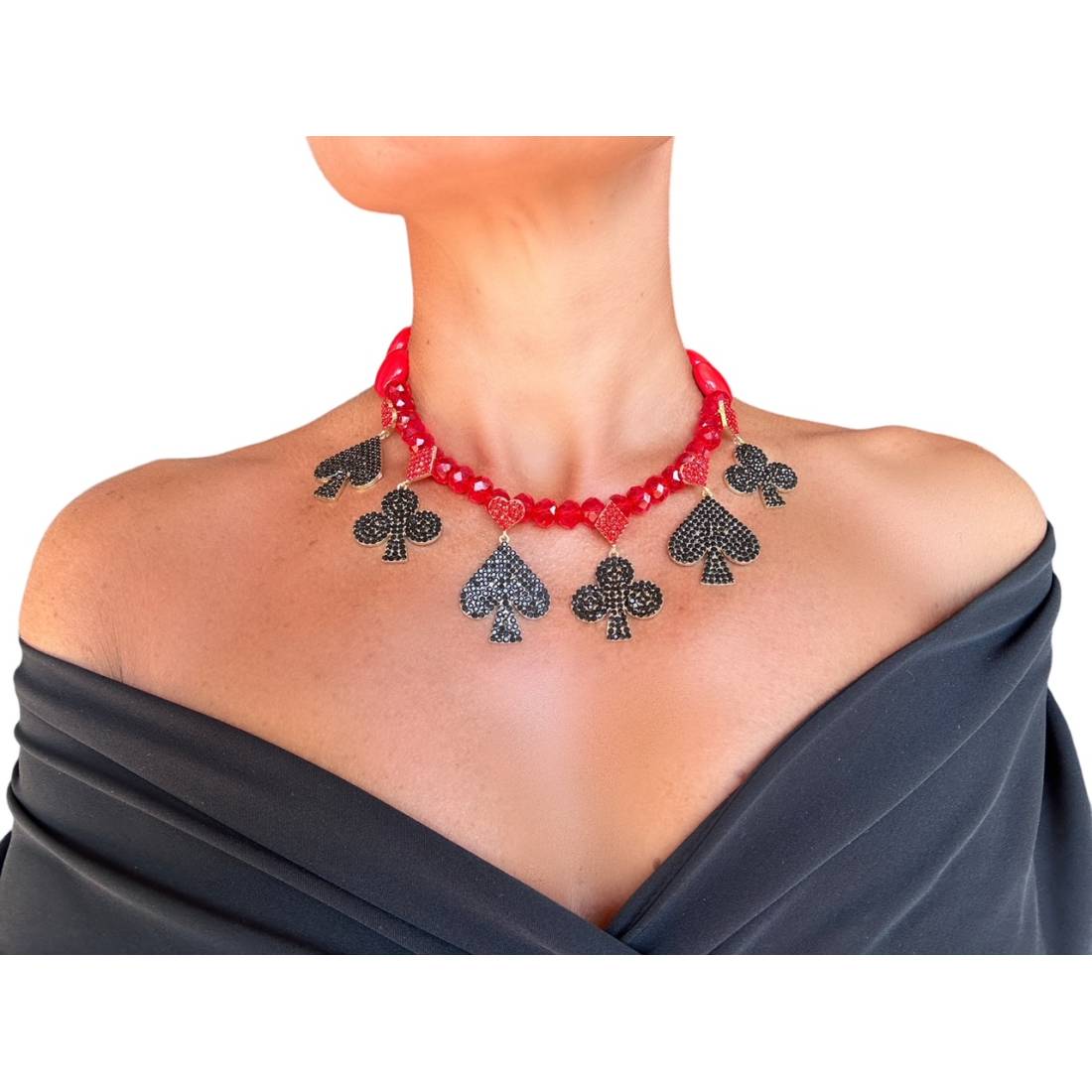 COLLANA SEGNI CARTE CRYSTAL