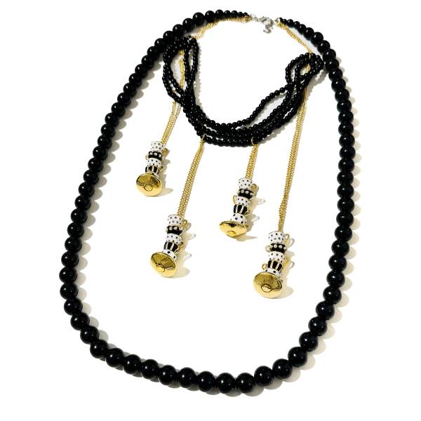 COLLANA TAZZINE BLACK